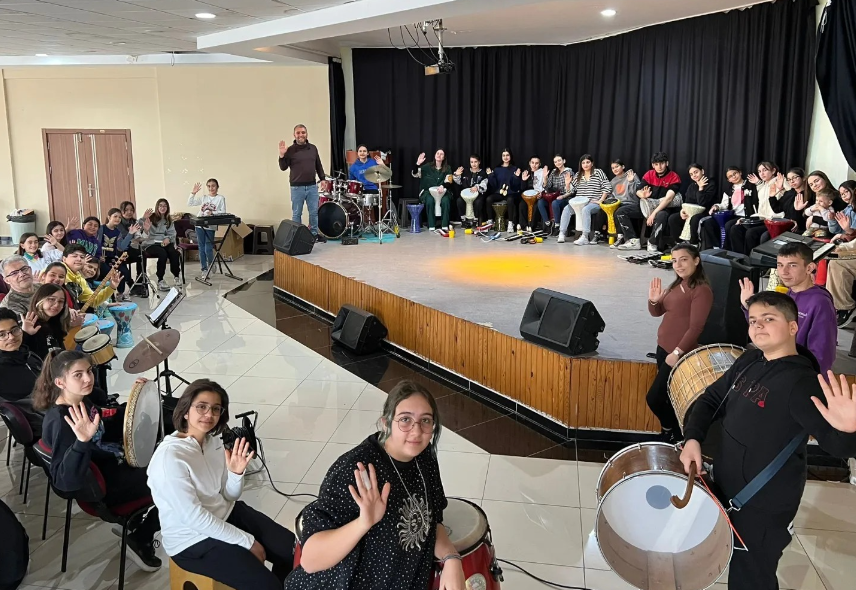 Kepsut 125. YBO ve Alanya BİLSEM öğrencileri “Ritim Konseri”nde izleyicilere