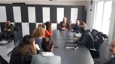 Liselere ziyaret programı düzenleyen Ayvalık İlçe Milli Eğitim Müdürü, 2’nci
