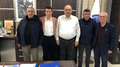 Gönen Belediye Başkanı, Kalfaköy Mahalle Muhtar Adayını makamında ağırladı.Gönen Kalfaköy