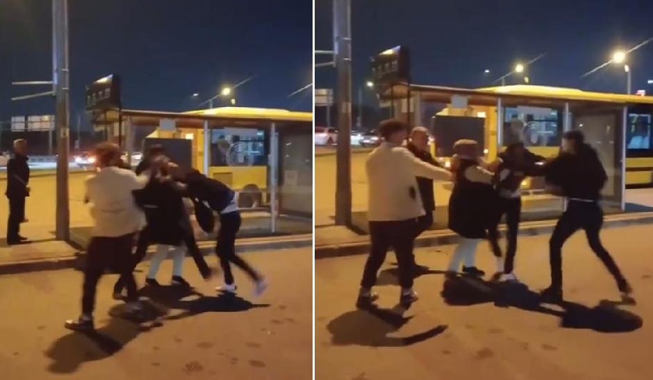 Bursa’da otobüs şoförü ile yolcu arasında çıkan sözlü tartışma kavgaya