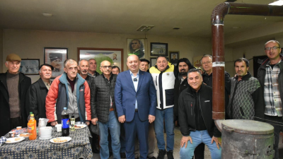 Kırsal mahallelerdeki vatandaşlarla buluşan Palaz, vatandaşların istek ve sorunları hakkında