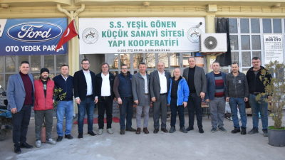Gönen Belediye Başkanı İbrahim Palaz, S.S. Yeşil Gönen Küçük Sanayi
