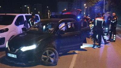 Bursa’da polisin ‘dur’ ihtarına uymayıp şehri birbirine katan araçtaki 3