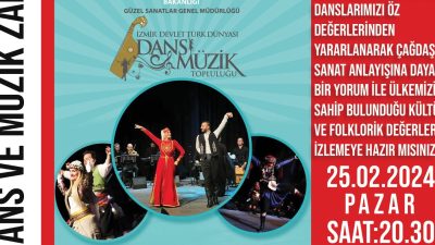 Susurluk’ta “İzmir Devlet Türk Dünyası Dans Ve Müzik Topluluğu” ekibi