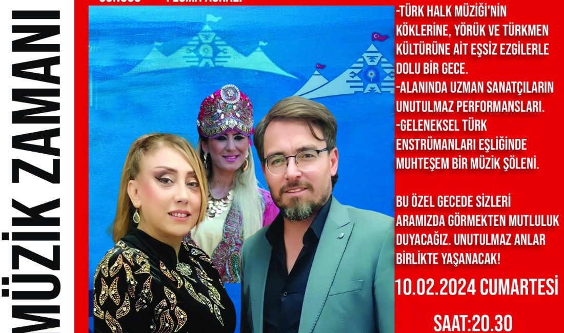 Susurluk’ta Yörük ve Türkmen türküleri yankılanacak Susurluk’ta, 10 Şubat 2024 Cumartesi günü gerçekleştirilecek olan Türk Halk
