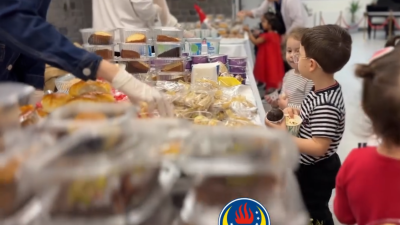 TED Bandırma Koleji, SMA hastası Fevziye bebek için kermes düzenleyerek