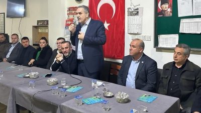 Yerel seçimlerden önce saha çalışması gerçekleştiren AK Parti Bandırma Belediye