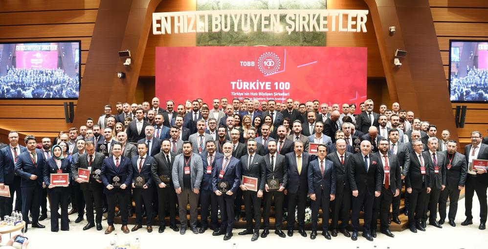 Türkiye’nin en hızlı büyüyen 100 şirketi belli oldu Türkiye Odalar ve Borsalar Birliği (TOBB) tarafından, 8’incisi düzenlenen ‘TOBB