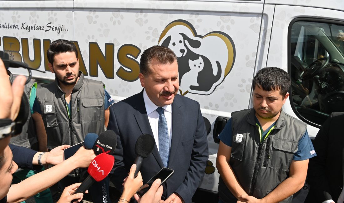 ‘’CAN DOSTLARIMIZIN 7/24 MOBİL HİZMETLE YANINDAYIZ ‘’ Edremit ve 20 İlçede Can Dostlarına Sağlık ve Şefkat! Balıkesir