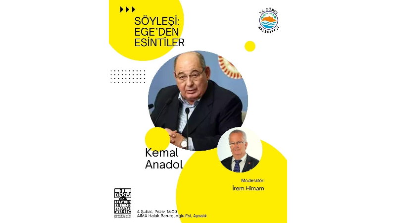 Başkan Himam’ın moderatörlüğünde “Ege’de Esintiler” Gömeç Belediye Başkanı “Ege’de Esintiler” söyleşi programının moderatörlüğünü üstlenecek.Gömeç Belediyesi