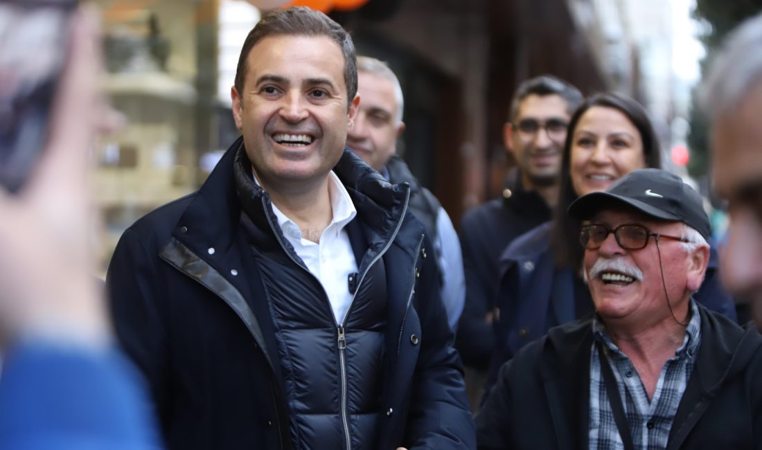 Balıkesir Büyükşehir Belediye Başkan Adayı Ahmet Akın’ın Milli Kuvvetler Caddesi’nde
