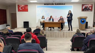 Toplumda farkındalık yaratmak amacıyla özel öğretim öğrencilerinin ailelerine yönelik düzenlenen