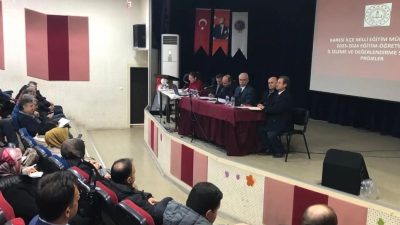 Karesi İlçe Milli Eğitim Müdürlüğü tarafından düzenlenen toplantıda 2023-2024 eğitim