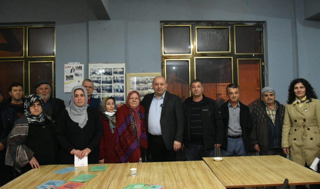 Yerel seçimlerden önce saha çalışması gerçekleştiren Gönen Belediye Başkanı, kırsal