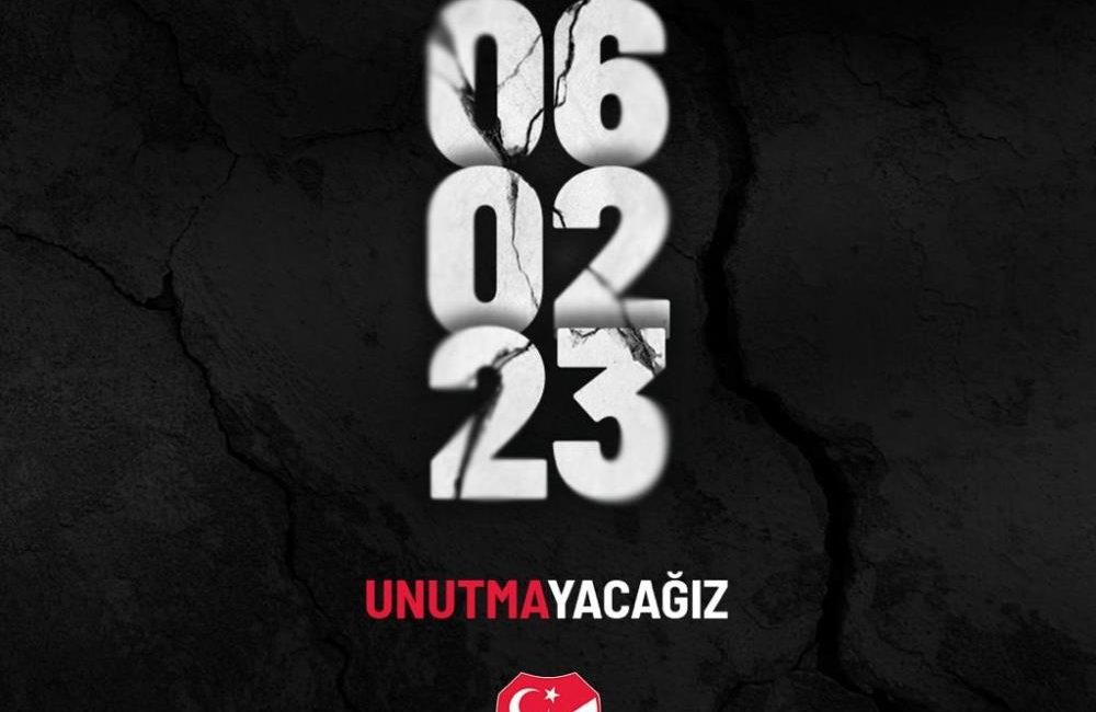  Türkiye Futbol Federasyonu (TFF), 6 Şubat 2023’te meydana gelen Kahramanmaraş