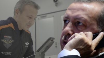 Cumhurbaşkanı Recep Tayyip Erdoğan, Türkiye’nin ilk astronotu Alper Gezeravcı ile