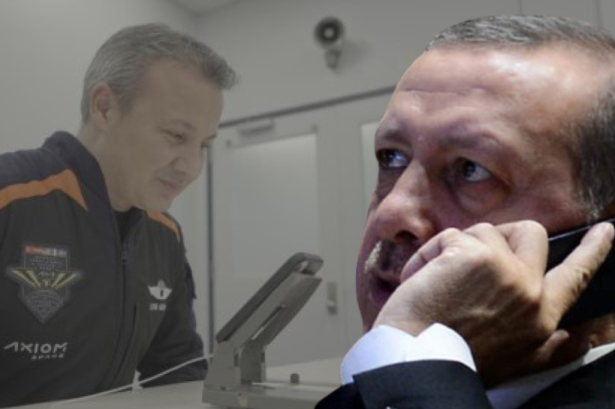 Alper Gezeravcı Cumhurbaşkanı Erdoğan ile telefonda görüştü Cumhurbaşkanı Recep Tayyip Erdoğan, Türkiye’nin ilk astronotu Alper Gezeravcı ile