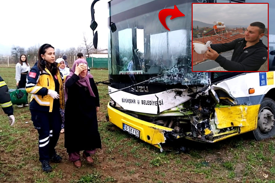 Vatani görevine giden genç kurtarılamadı! Bursa’nın İnegöl ilçesinde meydana gelen kazada özel halk otobüsü ile