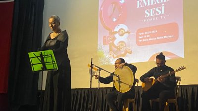 8 Mart Kadınlar Günü’nde düzenlenen “Emeğin Sesi, ‘Pembe TV’ programında