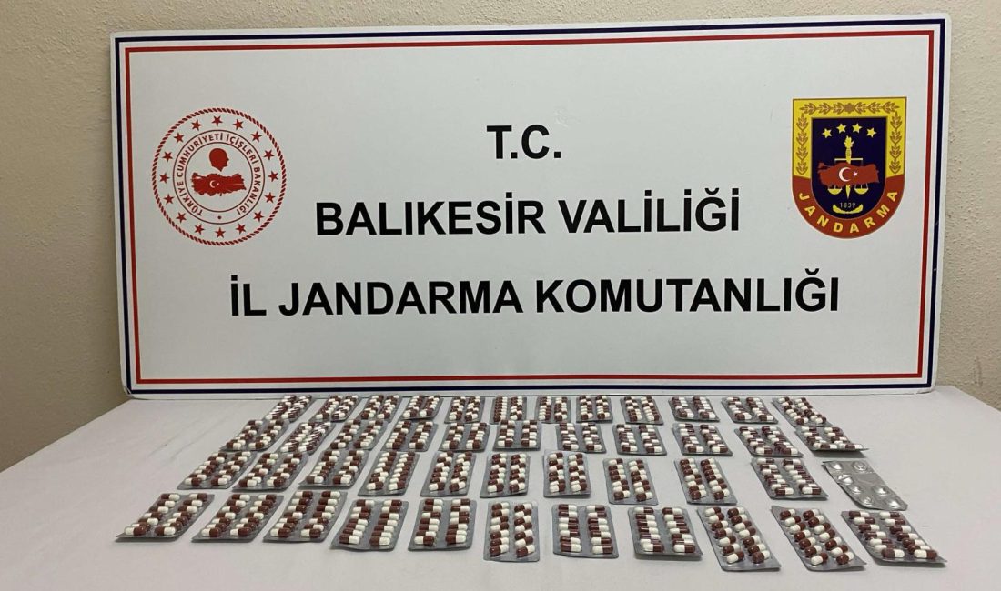 Gönen’de uyuşturucu operasyonu Balıkesir İl Jandarma Komutanlığı tarafından yürütülen operasyon çerçevesinde Gönen ilçesinde
