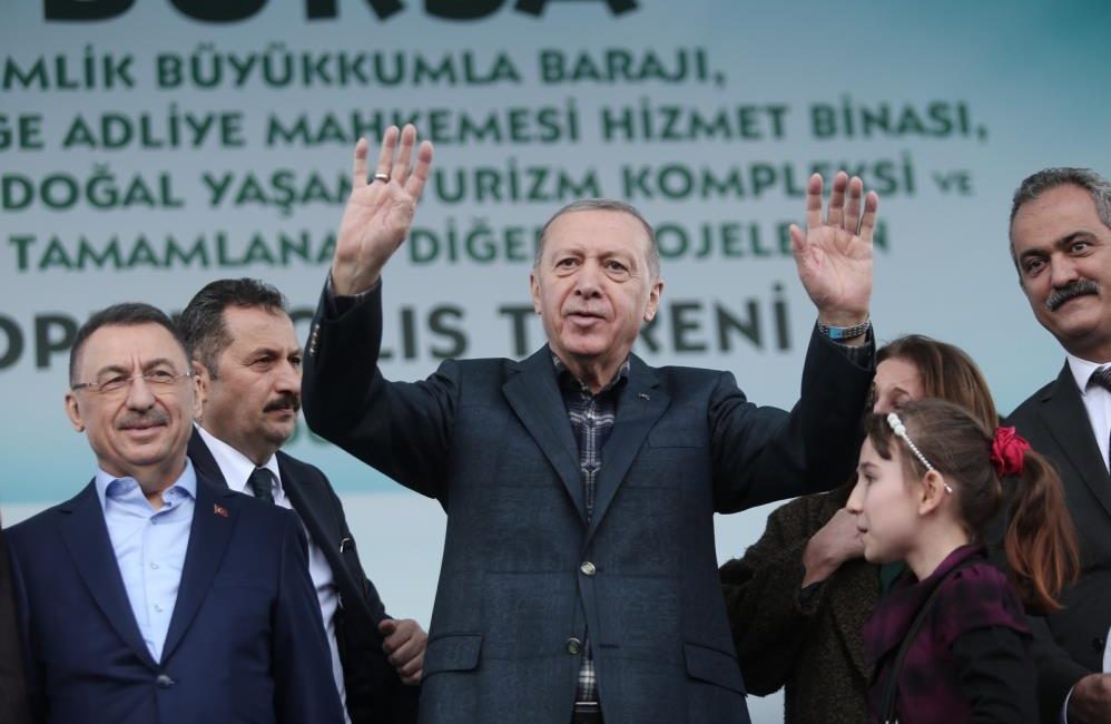 Cumhurbaşkanı Recep Tayyip Erdoğan, yerel seçim çalışmaları çerçevesinde 28 Mart