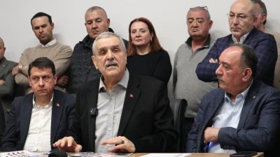 Gündemdeki iddialar ile ilgili basın toplantısı düzenleyen Cumhur İttifakı Bandırma