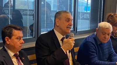 Cumhur İttifakı Bandırma Belediye Başkan Adayı Cemal Öztaylan, basın ile