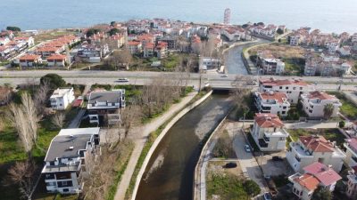 Edremit ile Çanakkale’nin Ayvacık ilçesi sınırında bulunan Mıhlı Çayı’nın iki