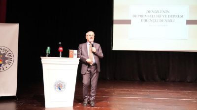 Denizli Sanayi Odası (DSO) organizasyonuyla Prof. Dr. Naci Görür’ün konuşmacı