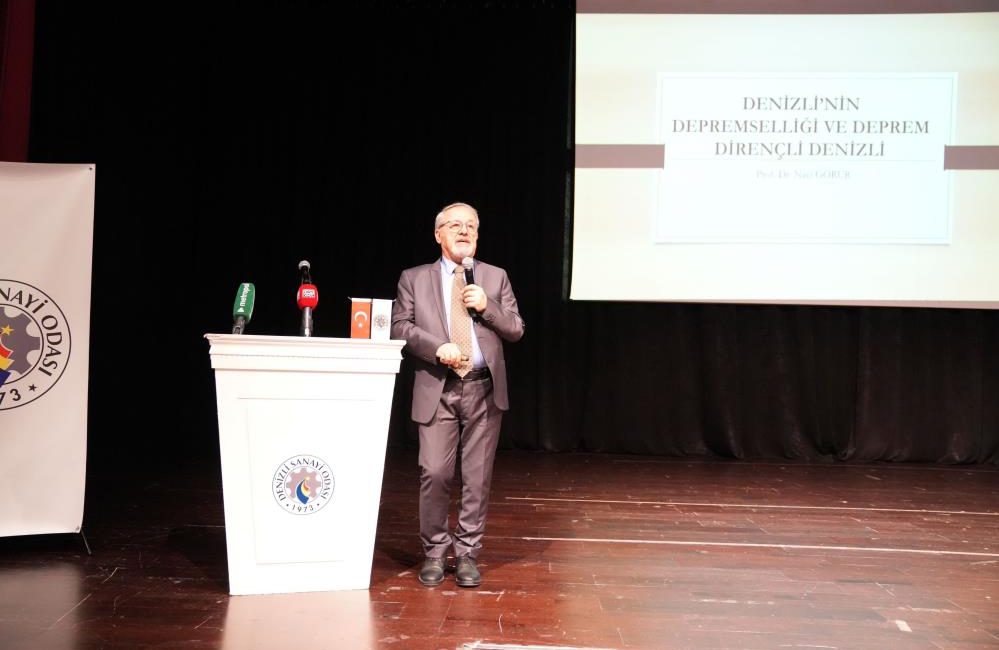 Denizli Sanayi Odası (DSO) organizasyonuyla Prof. Dr. Naci Görür’ün konuşmacı