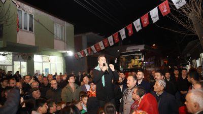 CHP Balıkesir Büyükşehir Belediye Başkan Adayı Ahmet Akın, Altıeylül’ün Çandır
