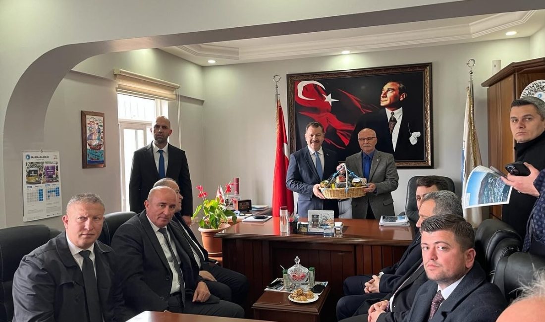 Başkan Yılmaz, Erdek’te Balıkesir Cumhur İttifakı, S.S.Marmara Birlik Zeytin Tarım ve Satış Kooperatifi’ni