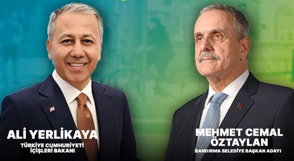 Bandırma’ya ziyaret programı düzenleyen Türkiye Cumhuriyeti İçişleri Bakanı Ali Yerlikaya,