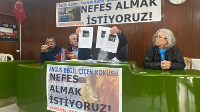 Bandırma Demokrasi Platformu, yaptığı basın açıklamasında Çelebi Limanı’nda yapılan canlı