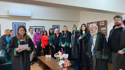 Türkiye Barolar Birliği Kadın Hukuku Komisyonu (TÜBAKKOM) tarafından Bandırma Adliyesi