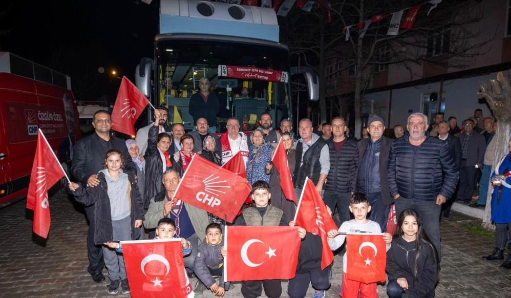  Edremit’te ön seçimde rakiplerini geride bırakarak CHP Edremit Belediye Başkan