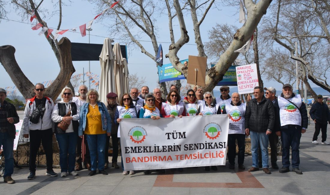 Emekli maaşları açlık sınırı altında olduğunu belirten Tüm Emeklilerin Sendikası