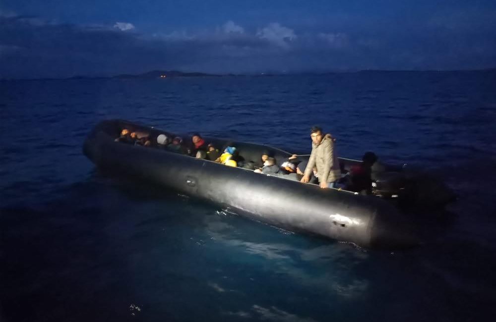 Ayvalık açıklarında Yunanistan’ın Midilli Adası’na yasa dışı yollardan geçmek isteyen