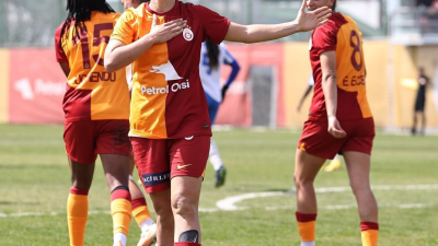 Galatasaray, Turkcell Kadın Futbol Süper Ligi’nde Hakkarigücü Spor’u 90+5’te gelen