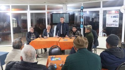 Saha çalışmaları kapsamında kırsal mahalleleri ziyaret eden İYİ Parti Bandırma