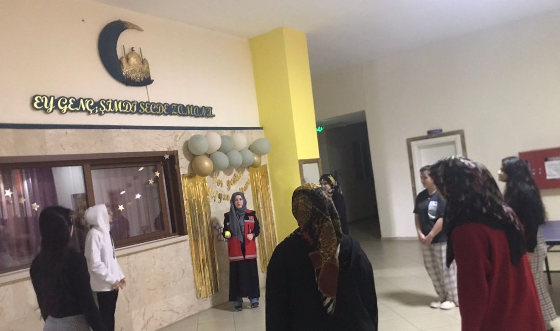 Bandırma’da KYK Kız Öğrenci Yurdu’nda kalan öğrenciler Sosyal Hizmet Merkezi