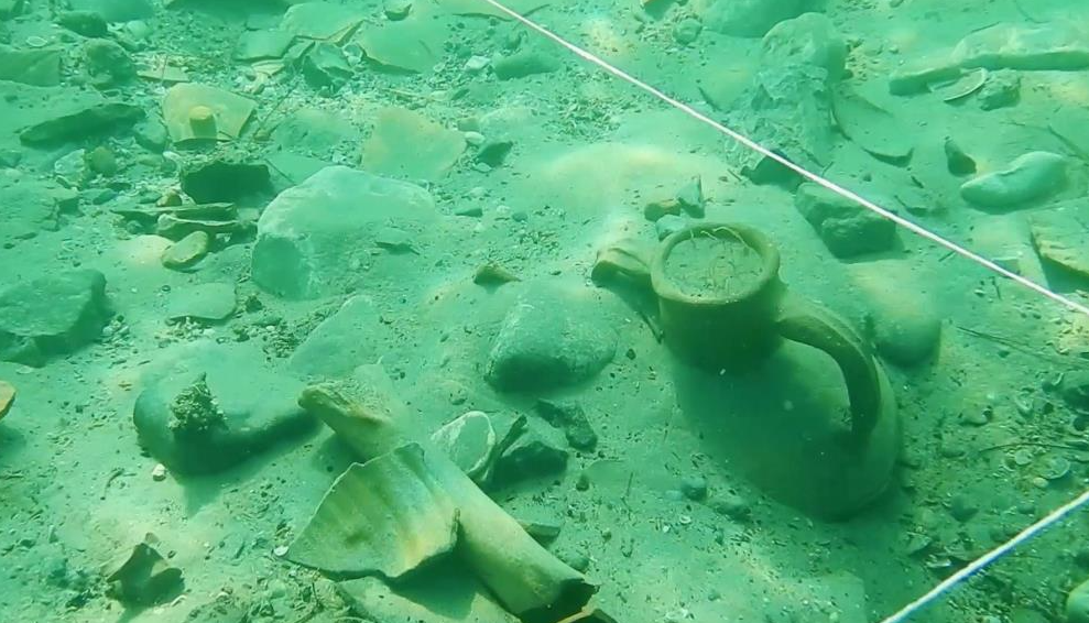 Kerpe koyunda yürütülen Karadeniz’in ilk bilimsel su altı kazısında ulaşılan