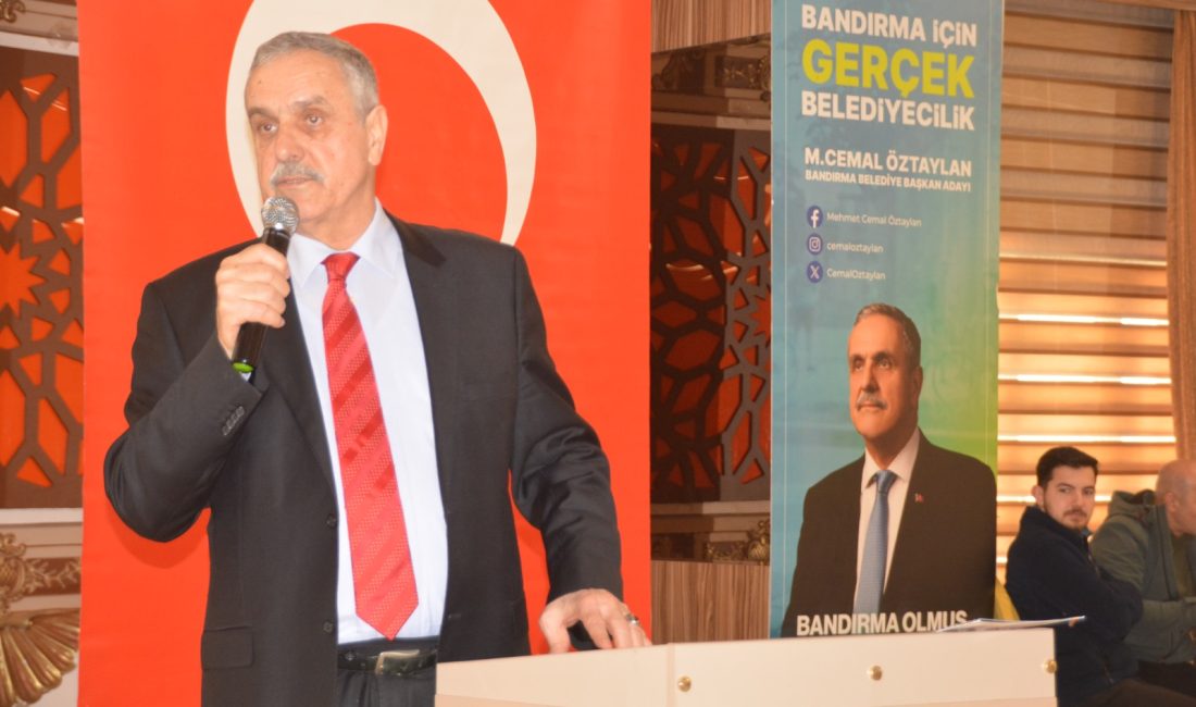 Bandırma sanayi esnafıyla bir araya gelen, AK Parti Bandırma Belediye