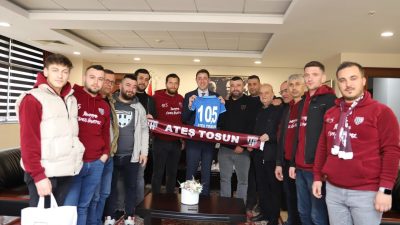 Bandırma Taraftarlar Derneği tarafından Belediye Başkanı Av. Tolga Tosun’a ziyaret