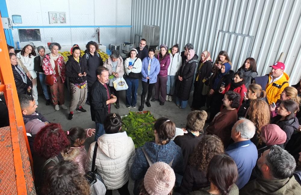 Burhaniye’de Balıkesir Çiftçi Eğitim Merkezi’nde (BAÇEM) düzenlenen tıbbi aromatik bitki