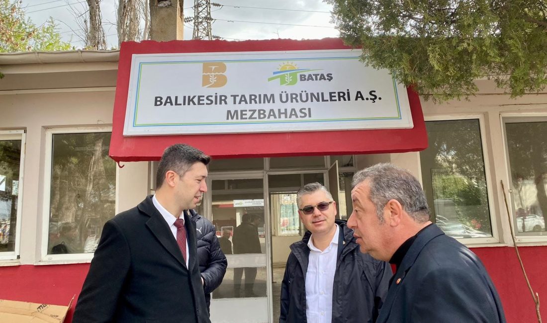 Balıkesir’e kazandırılan ve tadilat çalışmaları devam eden “Tarım Ürünleri A.Ş