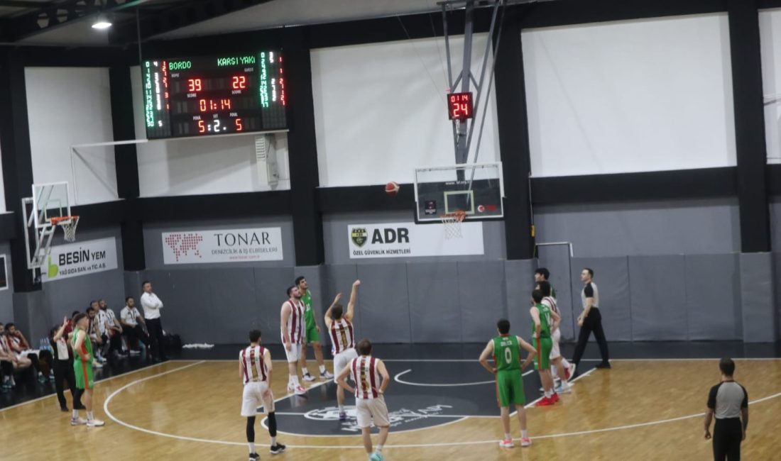 TB2L’de play-off eleme maçlarında Karşıyaka Belediyesi ile karşılaşan Bordo Basketbol,