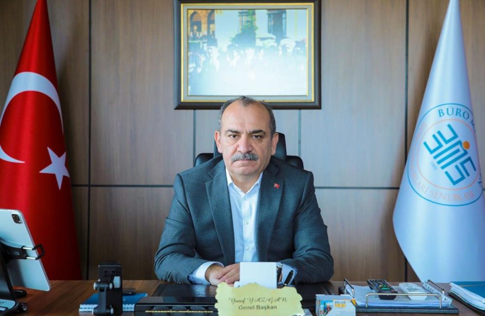  Büro Memurları Sendikası (Büro Memur-Sen) Genel Başkanı Yusuf Yazgan, açıklanan