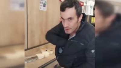 Esenyurt’ta zincir marketten paketlerce kaşar peyniri ve tereyağını giysisinin içine