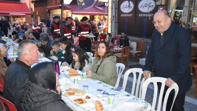 CHP Gönen Belediye Başkan Adayı İbrahim Palaz, katıldığı iftar yemeğinde